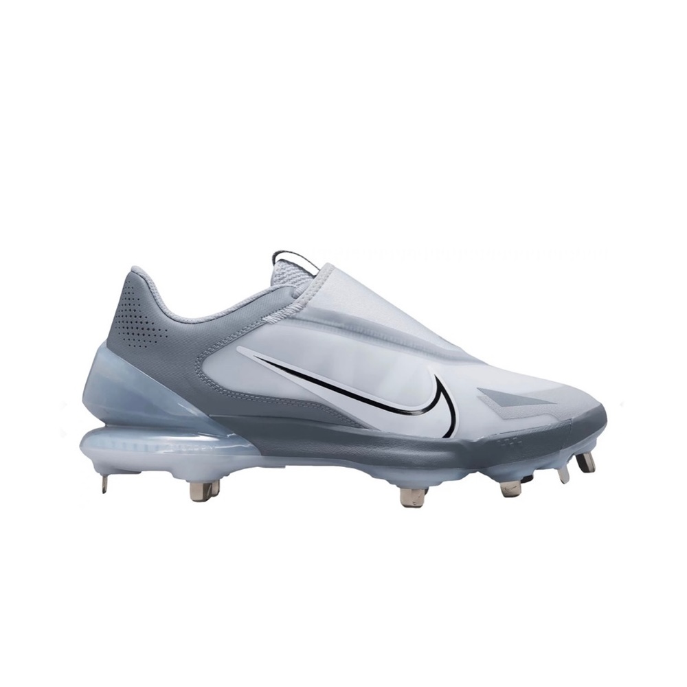 NEW Nike Men's Force Zoom Trout 8 Pro Metal Baseball Cleats in Grey Size 9.5 - Picture 2 of 13